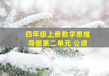 四年级上册数学思维导图第二单元 公顷